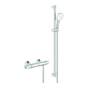 Grohe Grohtherm 1000 Mitigeur thermostatique douche 34824_5 avec ensemble douche 900 mm chrome