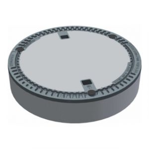 Wilo Couvercle de regard Port 600 B125, avec anneau, sans valve, fonte, selon EN 124