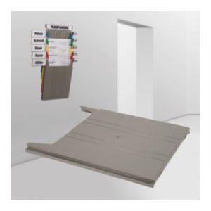 Trieur mural Eichner "FLAT" casier de rangement, gris, pour documents A4 vertical