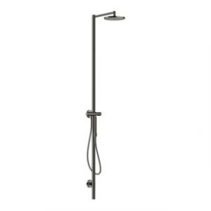 hansgrohe Axor Starck Colonne de douche avec thermostat, pomme de t&ecirc;te 240 mm, 1j, bleu poli