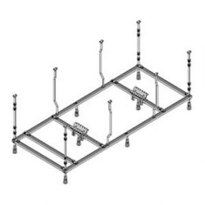 Hoesch Support sp&eacute;cial rectangulaire, 180x75 cm, pour baignoire