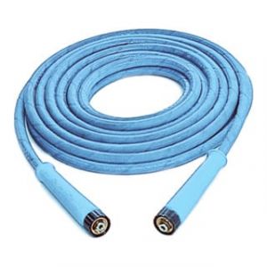 Tuyau haute pression Kr&auml;nzle en treillis d'acier 15m NW 6 210 bar 1SN Version alimentaire gris/bleu pour s&eacute;rie Profi