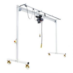 Vetter Portique de grue Profi A + palan &eacute;lectrique &agrave; cha&icirc;ne avec chariot &eacute;lectrique 500 kg, 3,0 m