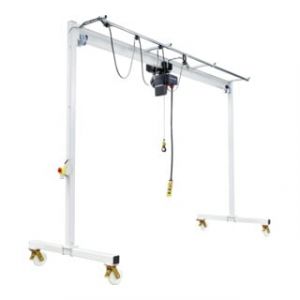 Vetter Portique de levage Profi A + Palan &eacute;lectrique &agrave; cha&icirc;ne avec chariot &eacute;lectrique 1600 kg, 3,0 m