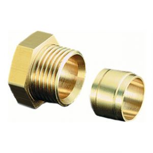 Raccord &agrave; compression OV MS 6mm pour filtre &agrave; deux conduites et Flexo-Bloc