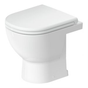 Duravit WC sur pied, cuvette profonde D-Code Compact 37x48 cm, 4,5 l, sortie verticale, blanc