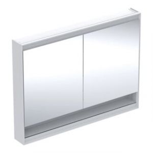 Geberit Armoire miroir One 120x90x15 cm, avec pb, avec N + ComL, 2 portes