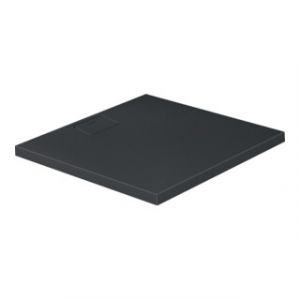 Duravit Stonetto Bac &agrave; douche Quadrat 90x90x5 cm, anthracite