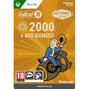 2000 Atomes (+400 Atomes bonus) - Fallout 76