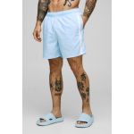 Short de bain mi-long à empiècements homme - bleu - M, bleu