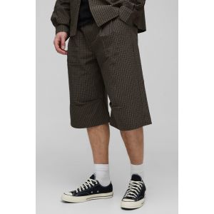 Tall - Short baggy à carreaux homme - gris - S, gris