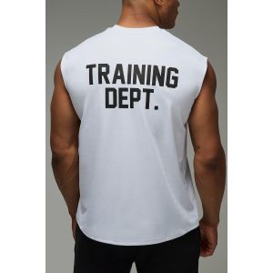 Débardeur oversize de sport - MAN Active homme - blanc - XL, blanc