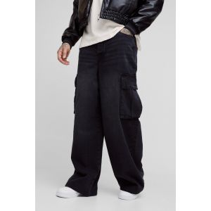 Tall - Jean cargo à détails pincés homme - bleu - 40, bleu