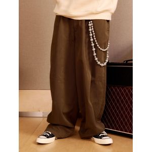 Pantalon bouffant délavé homme - dark olive - 30, dark olive
