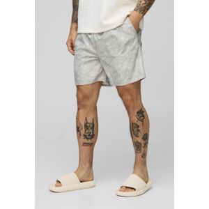 Short de bain mi-long à imprimé camouflage homme - taupe - M, taupe
