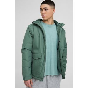 Parka à capuche homme - kaki - XL, kaki