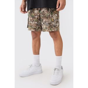Short cargo détachable à imprimé camouflage homme - kaki - S, kaki