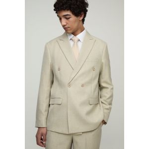 Blazer de costume oversize croisé homme - vert - XS, vert