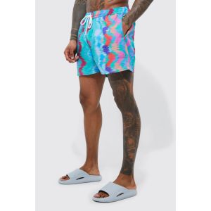 Short de bain court imprimé aztèque homme - multicolore - XS, multicolore