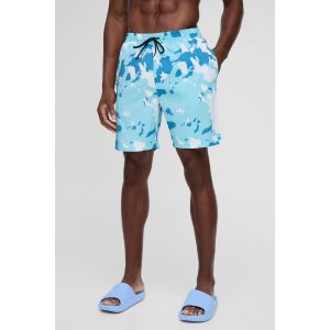 Short de bain long à imprimé camouflage homme - vert - S, vert