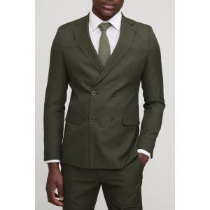Blazer croisé cintré homme - kaki - 40, kaki