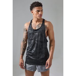 Débardeur de sport à imprimé camouflage - MAN Active homme - noir - XL, noir