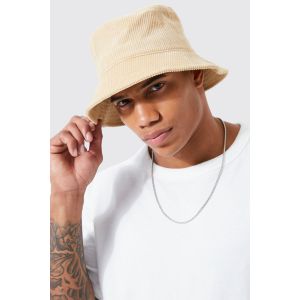 Bob en velours côtelé homme - beige - ONE SIZE, beige
