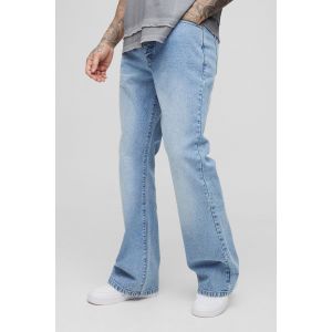 Tall - Jean flare large à détails pincés homme - mid wash - 30, mid wash
