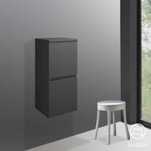 Burgbad Cube Demi-colonne, 2 portes, UHBI040LF3797,