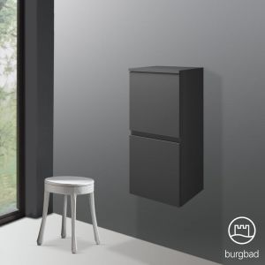 Burgbad Cube Demi-colonne, 2 portes, UHBI040RF3797,
