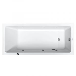 Duravit No.1 Baignoire balnéo rectangulaire, 760491000JP1000+791205000001000,