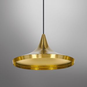 Tom Dixon Beat Wide Suspension, LED, LEDP05BKEU+BLS01B,
