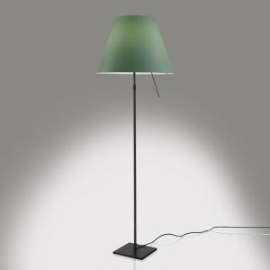 Luceplan Costanza Lampadaire, E27, avec variateur sensitif et tige télescopique, 1D13NT000017+9D1301511737, D13 t.