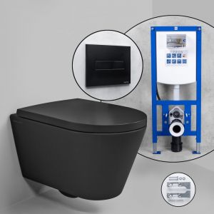 Pack complet WC suspendu Kartell LAUFEN et bâti-support neeos,, H8203377160001+16601BM#SET,
