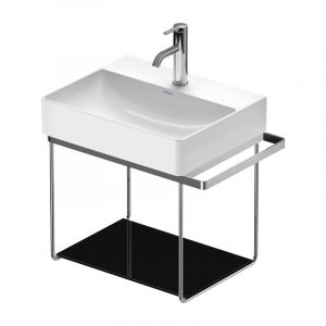 Duravit Tablette en verre pour console m&eacute;tallique de lavabo DuraSquare, 0099718400,