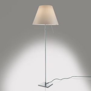 Luceplan Costanza Lampadaire, E27, avec variateur sensitif et tige télescopique, 1D13NT000020+9D1301511734, D13 t.
