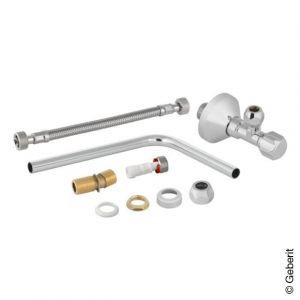 Geberit Monolith Kit de raccordement d'eau, latéral, pour module sanitaire pour WC, 131071211,