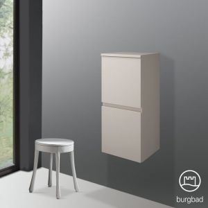Burgbad Cube Demi-colonne, 2 portes, UHBH040RF3799,
