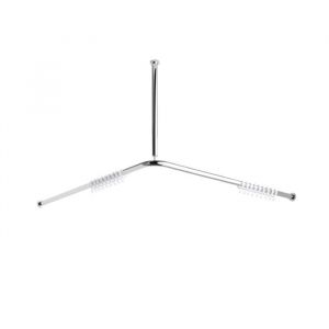 Avenarius free living! Tringle de rideau de douche, raccourcissable, avec fixation au plafond, 9004800010,