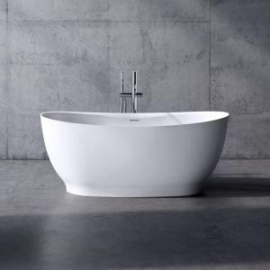 neoro n50 Baignoire en îlot L : 150 l : 76 H : 60 cm, avec surface facile à nettoyer, BN0007WM,