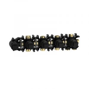 Herzbach MODUL7 PUSH Corps d’encastrement pour mitigeur thermostatique, 3 sorties, 70.730003.1.09,