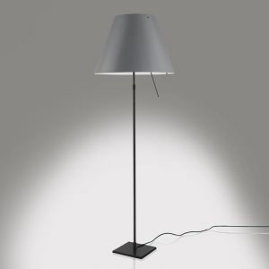 Luceplan Costanza Lampadaire, E27, avec variateur sensitif et tige télescopique, 1D13NT000017+9D1301511705, D13 t.