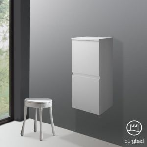 Burgbad Cube Demi-colonne, 2 portes, UHBI040RF3781,