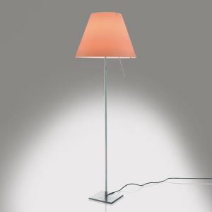 Luceplan Costanza Lampadaire, E27, avec variateur sensitif et tige télescopique, 1D13NT000020+9D1301511738, D13 t.