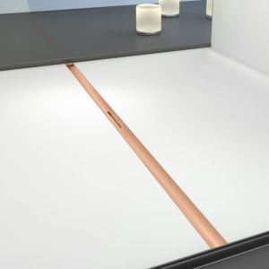 KESSEL Linearis Infinity 60 Caniveau de douche, set complet, pour une installation à plat DN 40, 45303.09,