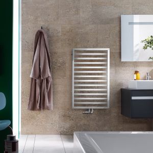 Zehnder Quaro Sèche-serviettes, fonctionnement mixte ou à eau chaude, ZQ100160CR00000, QAC-100-060