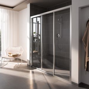 Koralle myDay Comfort Porte coulissante, pour niche, pour paroi lat&eacute;rale, VJ05916020DP1, SBF3F 160 R