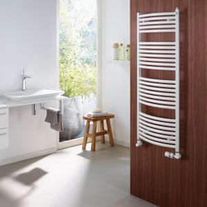 Zehnder Zeno Bow Sèche-serviettes, fonctionnement mixte ou à eau chaude, ZZ300275B100000, ZNT-120-075