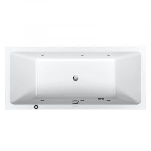 Duravit No.1 Baignoire balnéo rectangulaire, 760492000JP1000+791206000001000,