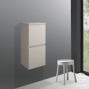 Burgbad Cube Demi-colonne, 2 portes, UHBH040LF3799,
